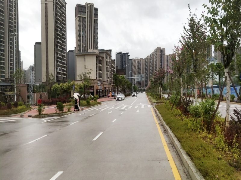 广东公司承建梅县管廊项目三条市政道路竣工验收